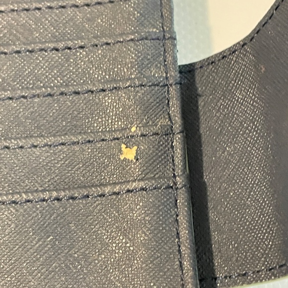 FOSSIL Navy Woman's Billfold Wallet - Picture 4 of 11